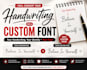 create a custom handwritten font in ttf or otf