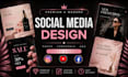 design luxury social media posts and ads
