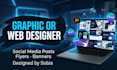 create social media posts and website designs