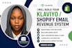 build klaviyo shopify email flows