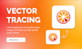 manual vector tracing, png to vector files in high quality