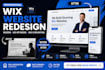 design wix website redesign wix website design wix webiste development