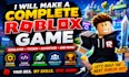 make a complete roblox game, roblox simulator game, roblox game development