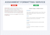 do professional assignment formatting in microsoft word
