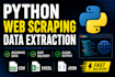 python web scraping data extraction and automation