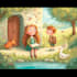 do children book cover and children book illustrations