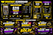 design whatnot scoreboard and live stream transition