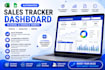 create automated sales tracker dashboard in excel  and google sheets
