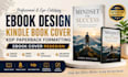 do ebook design kindle book cover KDP paperback formatting, ebook cover redesign