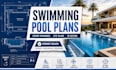 do swimming pool design, swimming pool permit site plan, 3d swimming pool design