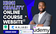 design online course creation website udemy kajabi 360learning teachable