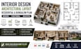 do interior design, architectural layout for residential and bungalow plan