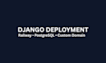 deploy your django app to railway with postgresql and custom domain