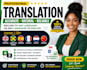 professionally translate any document to and from multiple languages