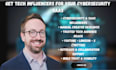 recruit tech influencers to promote your cybersecurity saas