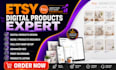 create etsy printables with SEO optimized listings
