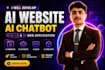 develop ai website, ai chatbot, ai saas, ai web application