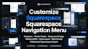 customize squarespace navigation menu dropdown mobile header design