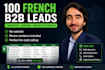 provide 100 french artisans without websites