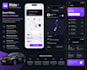 design modern ride sharing app uiux advanced custom features