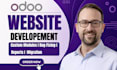 build odoo website, odoo ecommerce, fix odoo module, odoo erp as odoo developer