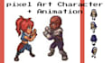 do pixel art animation pixel art sprite sheet pixel animation character design
