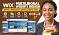 design wix multilingual website, bilingual website with wix translate pages and