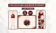 design a luxury wedding invitation website in canva