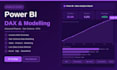 create a power bi report with dax measures and data modeling