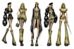 create luxury fashion concept illustrations