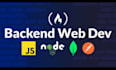 develop nodejs backend api using nodejs expressjs