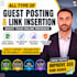 do manual guest posting and link insertion service
