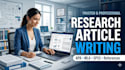 write, edit, and format research articles for publication