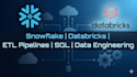 scalable etl pipelines using snowflake and databricks