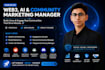 do crypto marketing, twitter x management and web3 growth