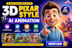 3d pixar ai animation pixar style ai animation disney animation 3d kids cartoon