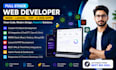 full stack web developer as mern stack laravel php website or ai web app