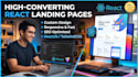 build a responsive react landing page for your business or product