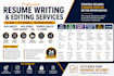 write edit data analyst data science ats cybersecurity resume that get interview