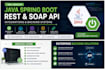 develop scalable java spring boot soap rest services