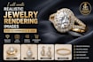 create realistic jewelry rendering images for ecommerce