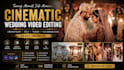 do cinematic wedding video editing