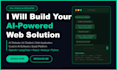develop ai website, ai chatbot and ai web application
