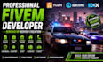 make a serious rp fivem server with custom scripts