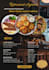 design a modern minimalist restaurant menu