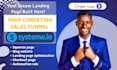 execute systeme io checkout online course systeme io blog website squeeze page