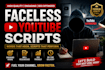 research write faceless youtube scripts with compelling storytelling, ai scripts