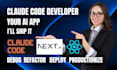 claude code app developer claude code expert react nextjs saas codebase fix apps