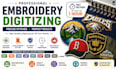 do professional embroidery digitizing into dst pes emb files