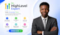 build gohighlevel funnel website CRM and automation